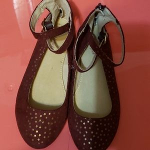 Size 3 girls shoes Cat & Jack flats